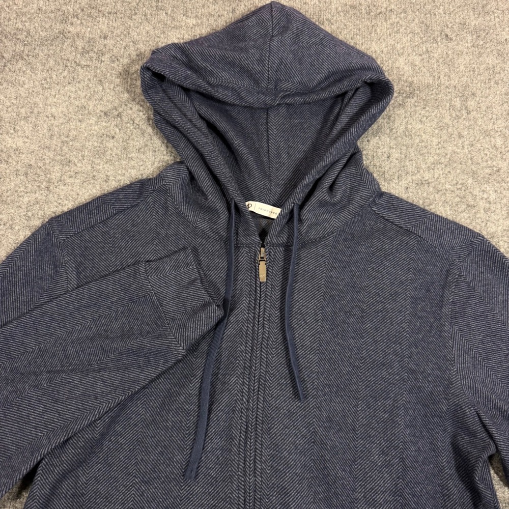7 Diamonds Mens M Generation 4-Way Stretch Hoodie Indigo Blue GJKT-8370 NWOT